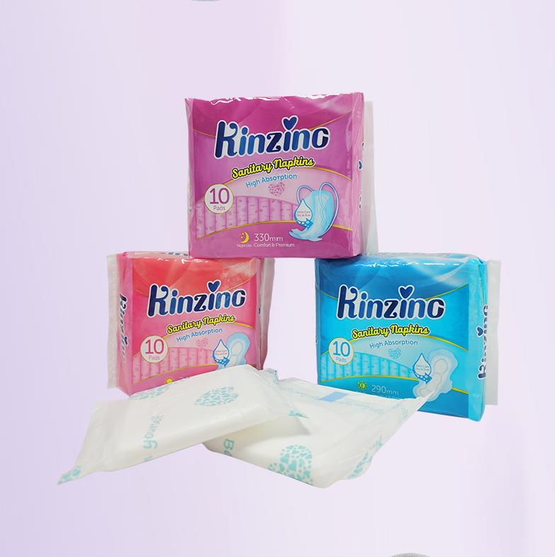 Comfort Softness Women Sanitary Pads Natural Cotton Sanitary Napkin, Breathable Ultrathin For Night Use